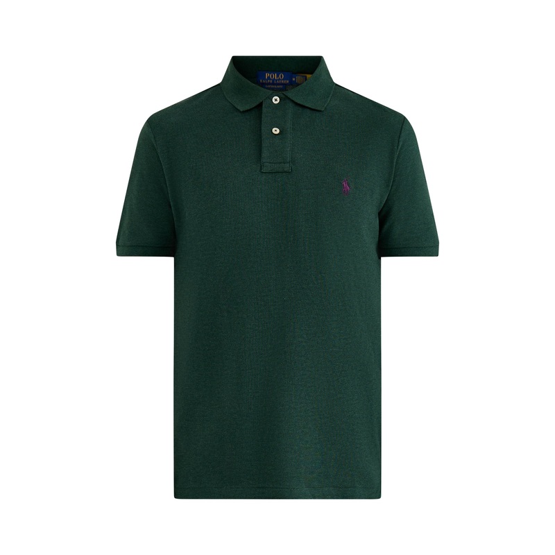 Custom Fit Cotton Polo Top Green