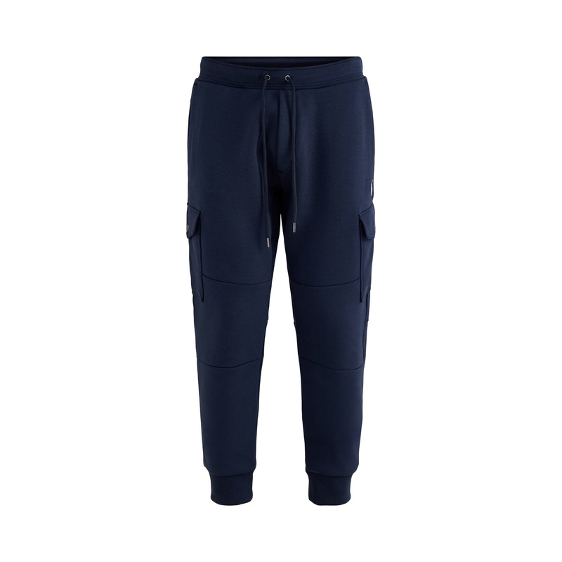 Double Knit Cargo Joggers Navy