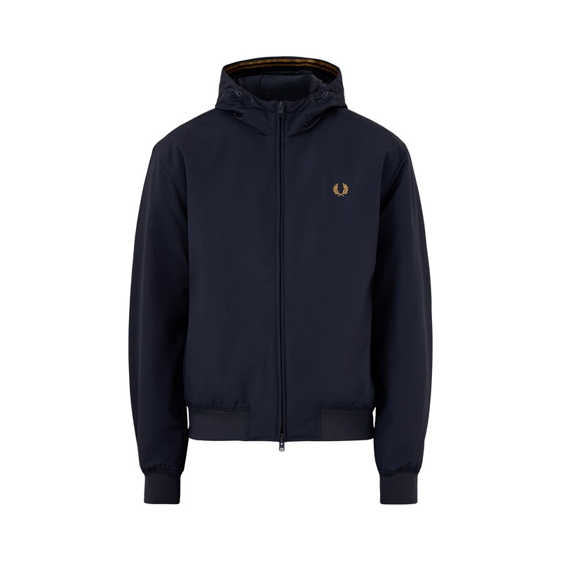 Hooded Brentham Jacket Navy