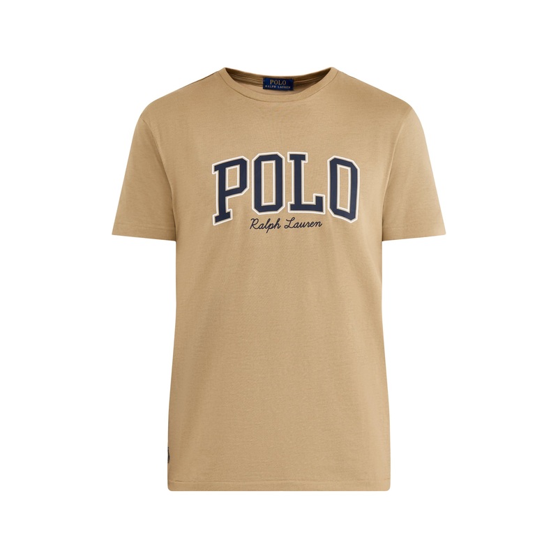 Polo Short Sleeves Cotton Tee Brown