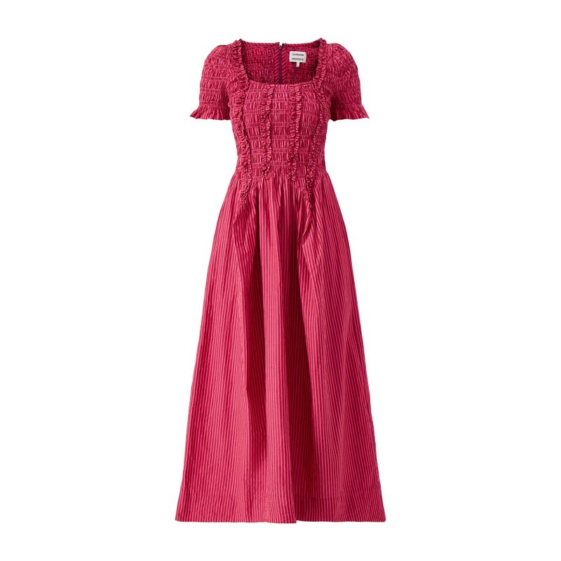 Raphaela Ruffle Midi Dress  Berry Business