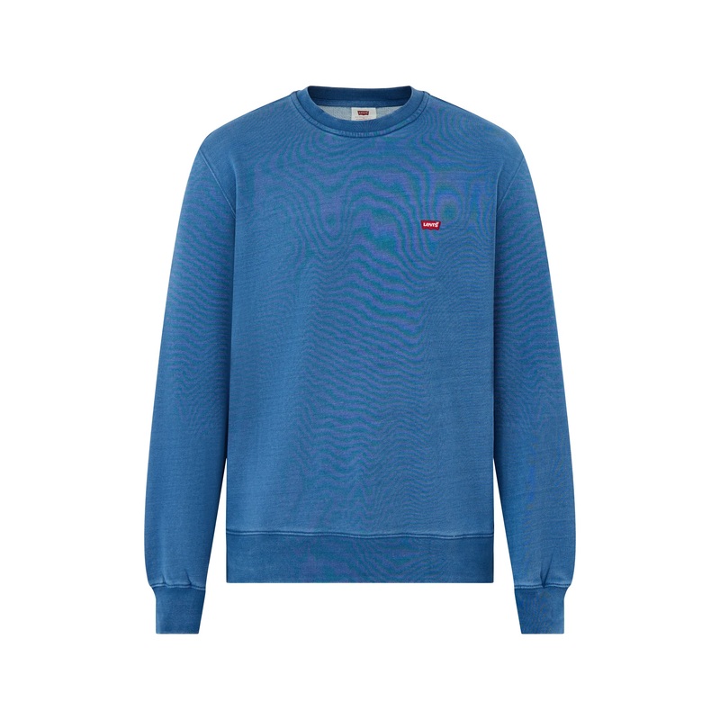The Original Long Sleeves Cotton Crew Blue