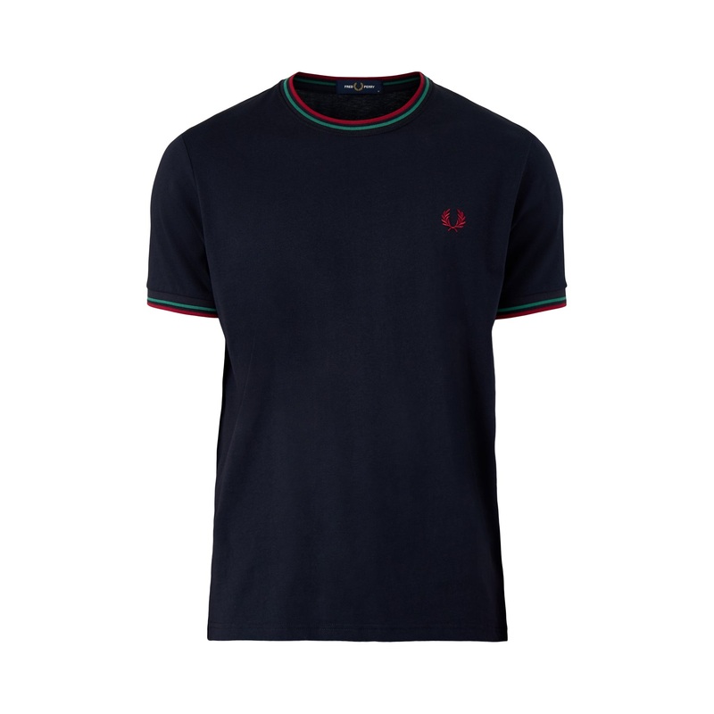 Twin Tipped Cotton Short Sleeves T-Shirt Blue