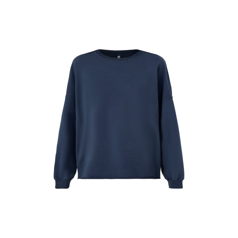511 Long Sleeves Cotton Pullover Blue