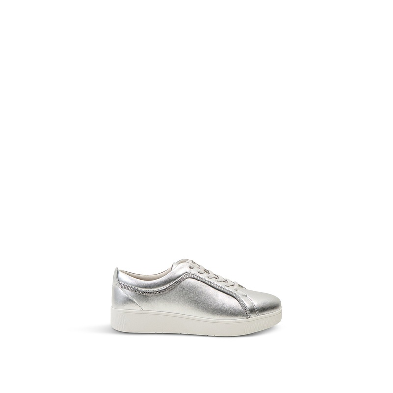 Rally Crystal-Trim Leather Sneakers