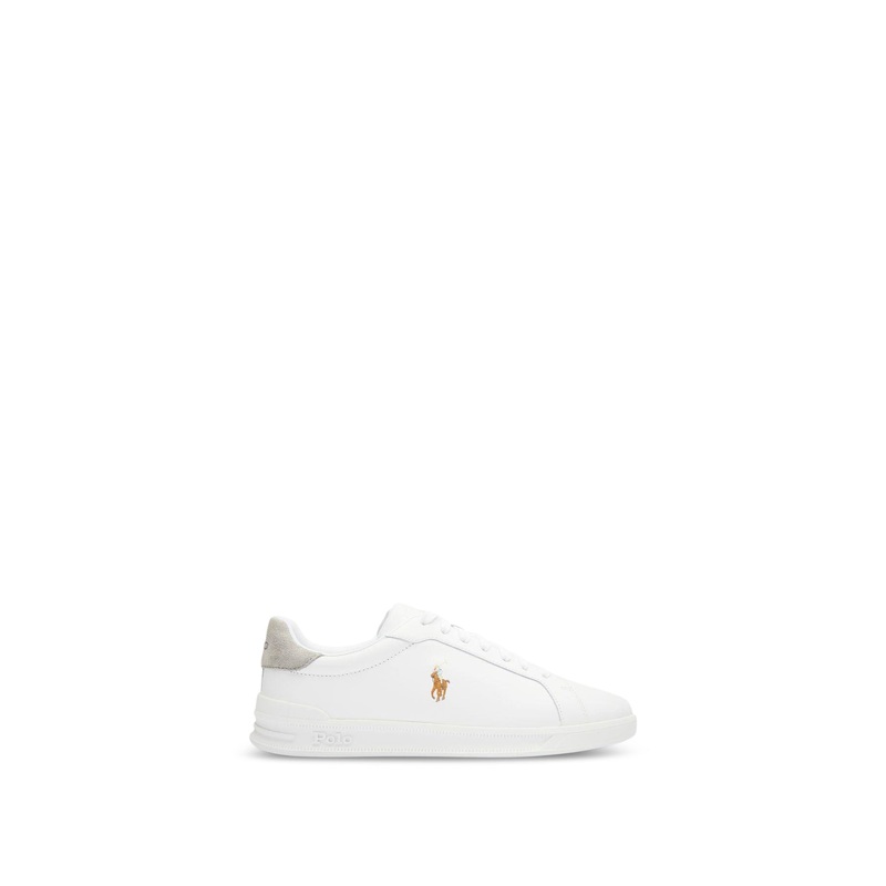 Ralph Lauren Heritage Court Trainers White