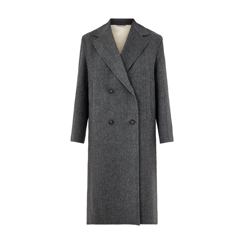 Sabadel 2In1 Coat Gilet Bolero Combo Grey