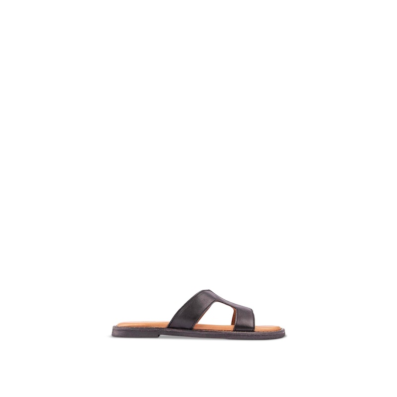 Sole Noor Slide Sandals Black
