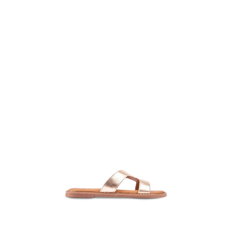 Sole Noor Slide Sandals Gold