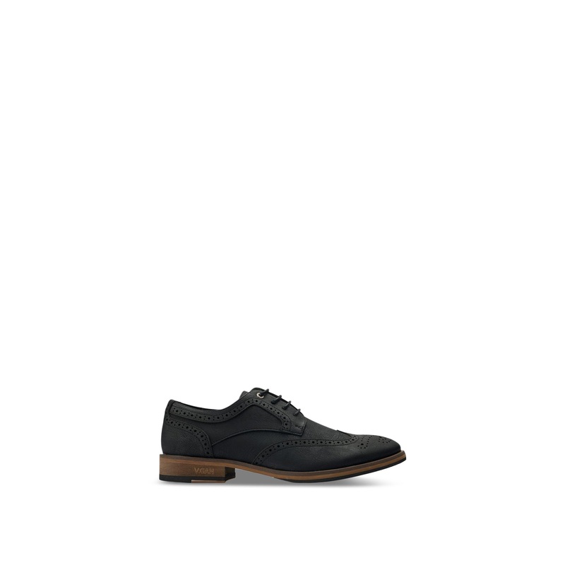 V.Gan Vegan Barley 2 Brogues Black