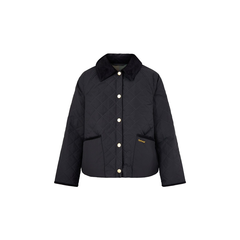 Womens Barbour Anise Quilted Jacket Black