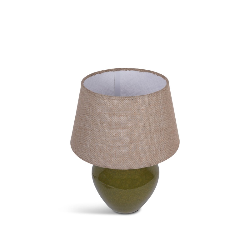 Aubrey Green Ceramic Table Lamp Small E27 60W