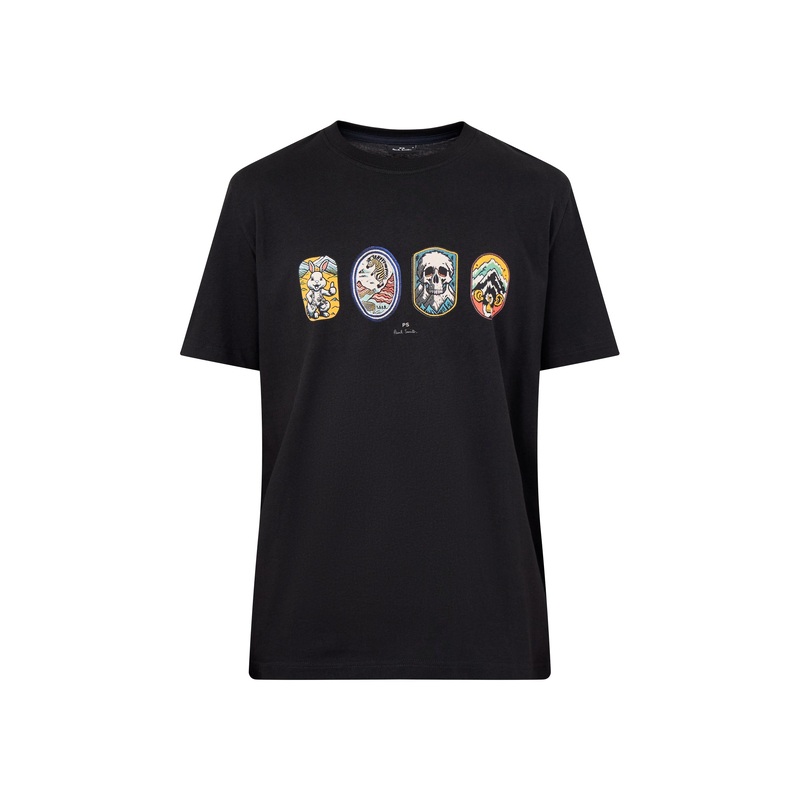 Badges Short Sleeves Tee Black