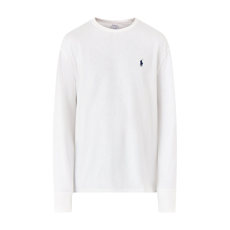 Heavy Jersey Long Sleeves Tee White