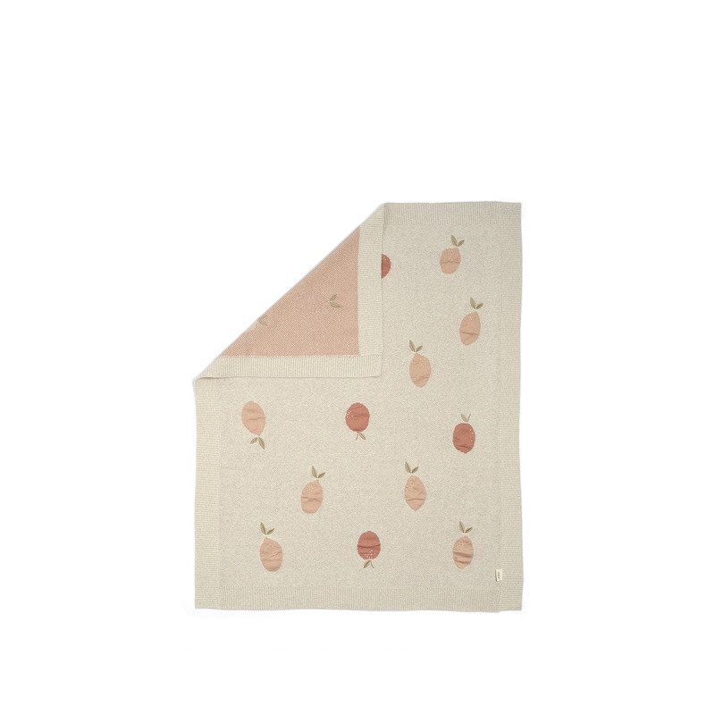 Knitted Blanket Fruit