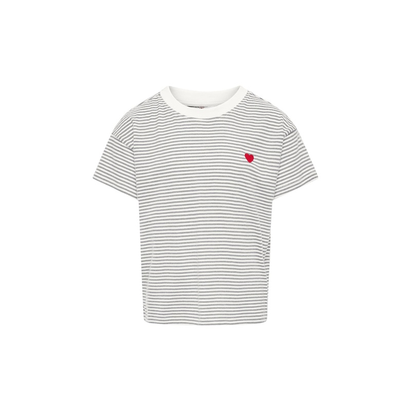 Pisa Maiken Life Crop Short Sleeves White