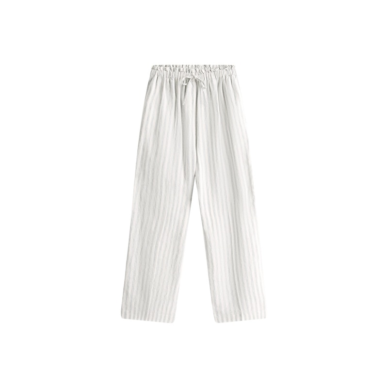 Pure Linen Wide Leg Shorts