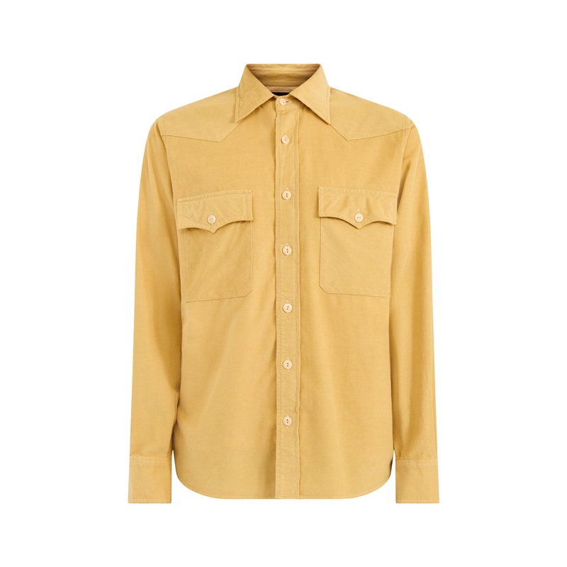 Western Cotton Shirt Yellow