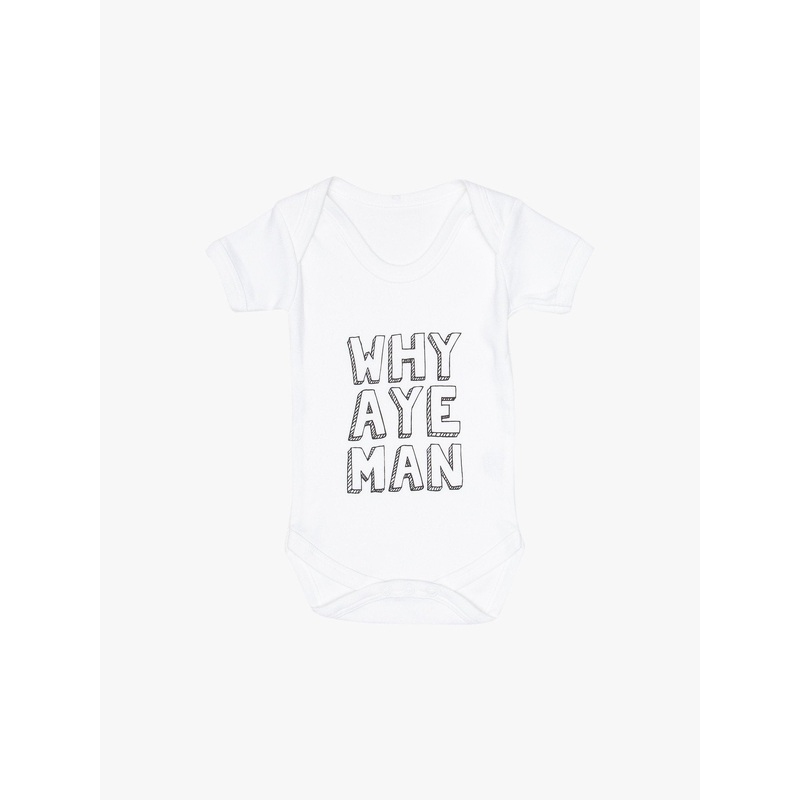 Why Aye Man Cotton Vest White