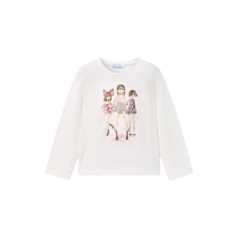 3 Girls Long Sleeves Shirt Dress