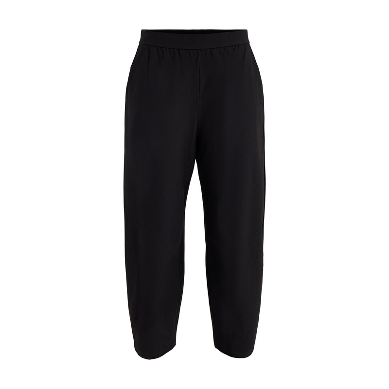 Ankle Barrel Pant W Pockets Black