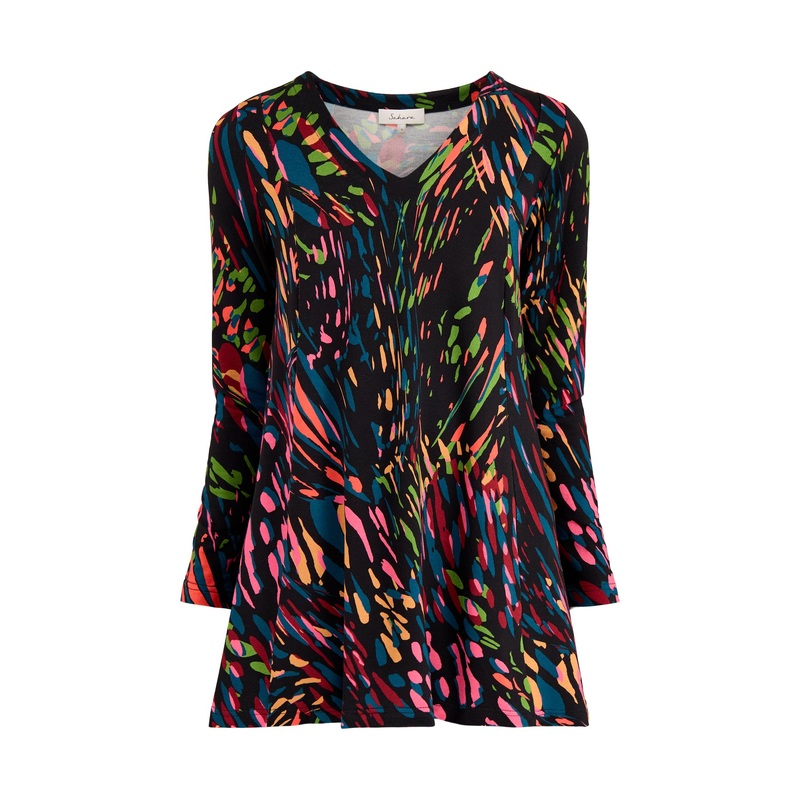 Bright Scattered Wings Top Multi