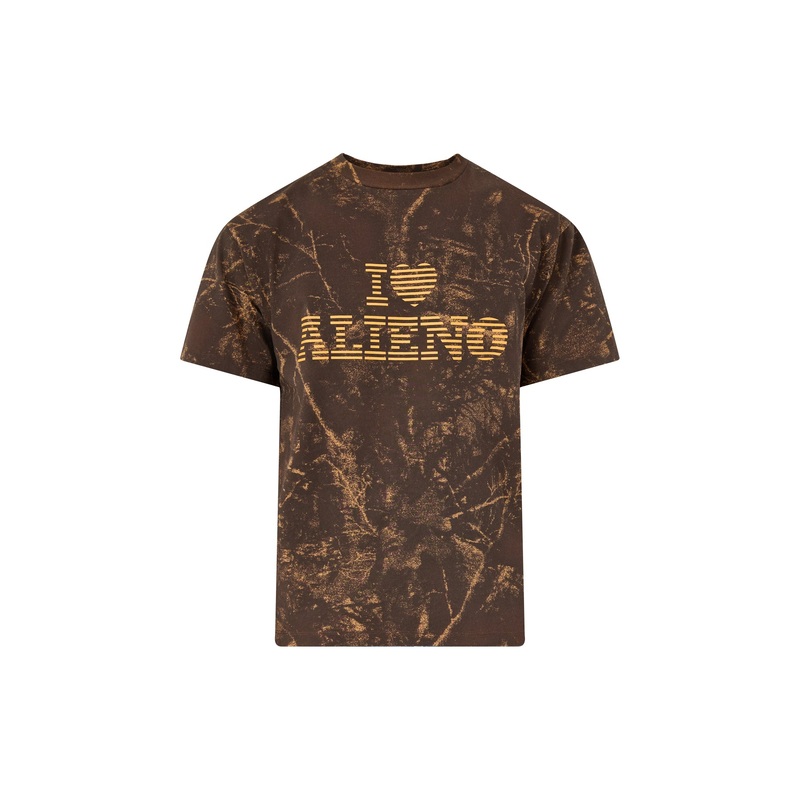 I Love Alieno Camo Short Sleeves Tee Multi