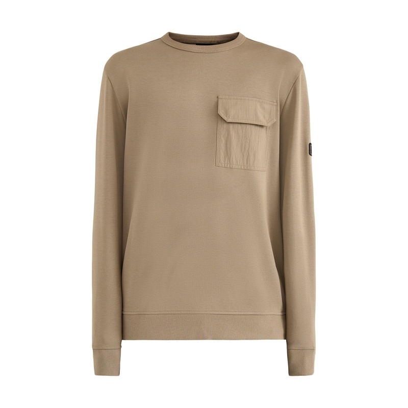 Ilford Interlock Crew Neck Sweatshirt Brown