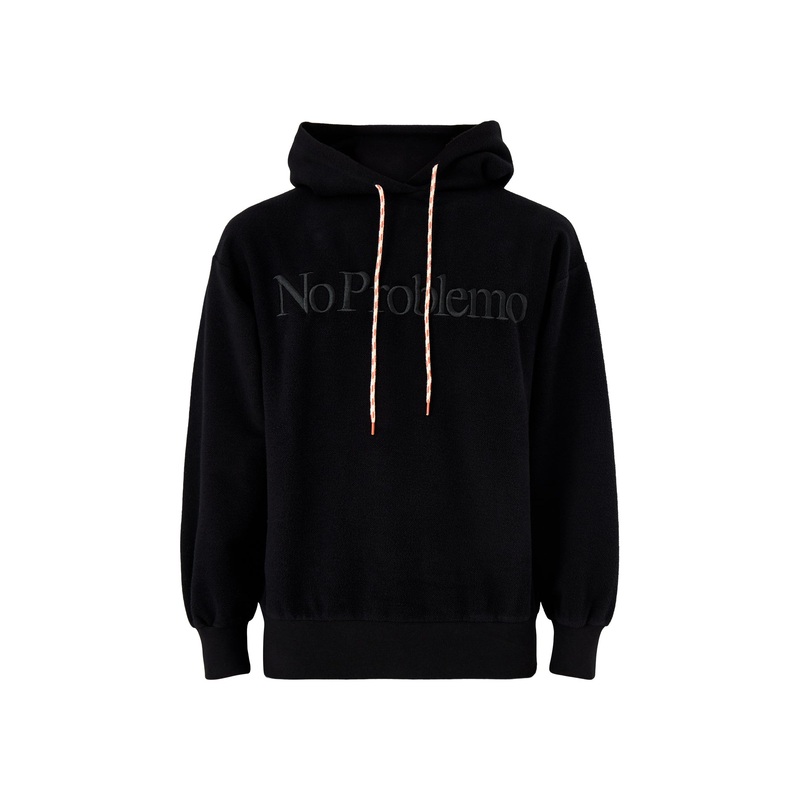 No Problemo Reverse Fleece Hoodie Black