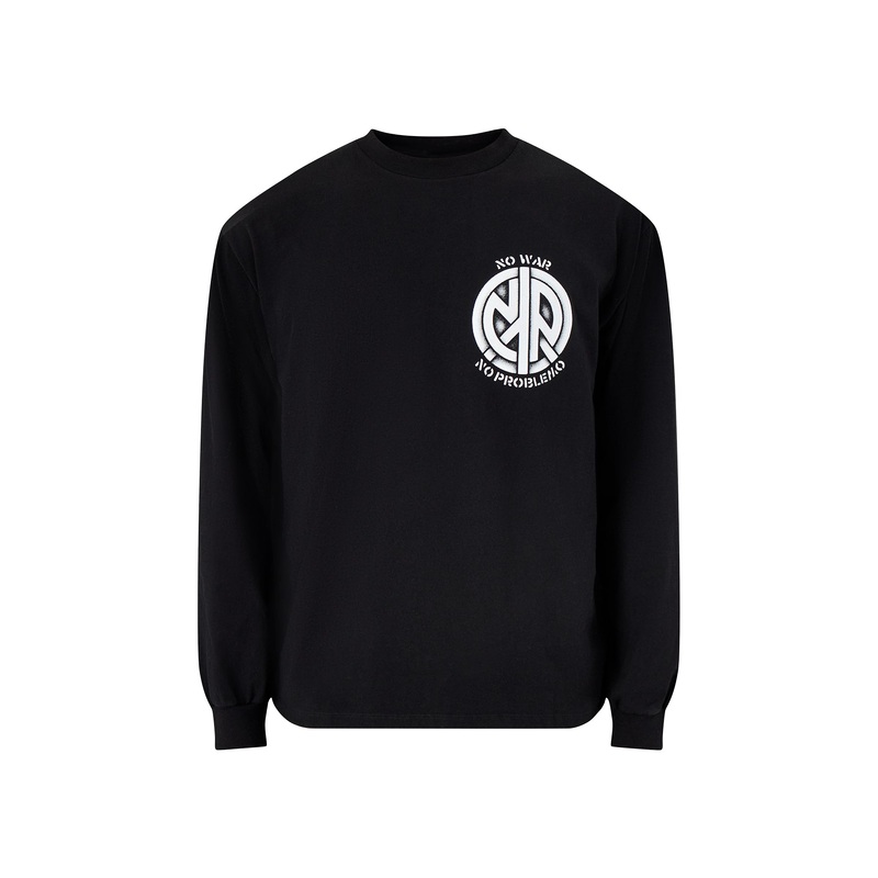 No War Long Sleeves Tee Black