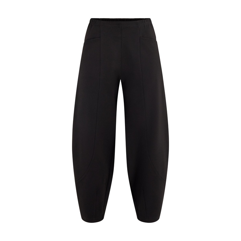Ponte Bubble Trouser Black