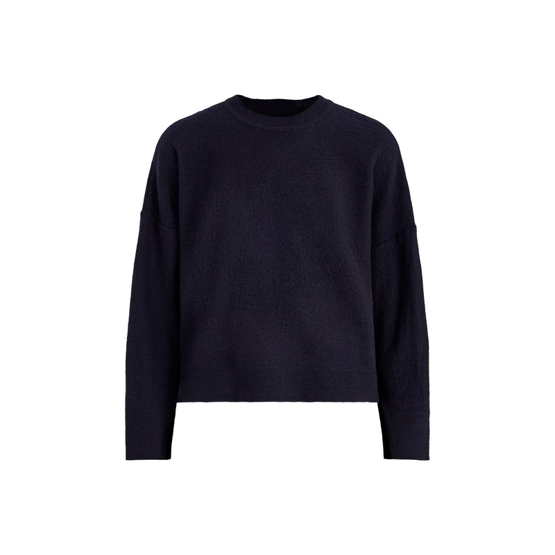Pullover 537 Cotton Long Sleeves Navy