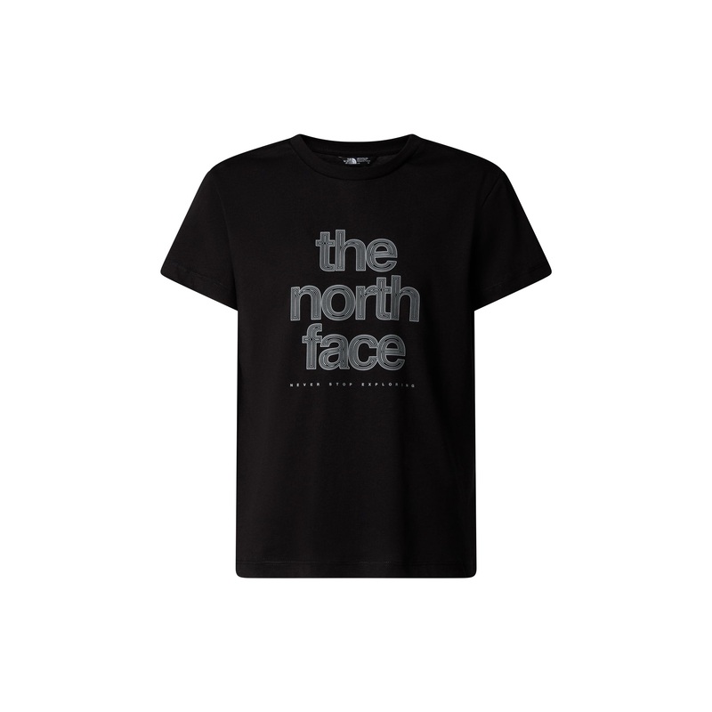 Reflective Logo Short Sleeve T-Shirt Cotton Black