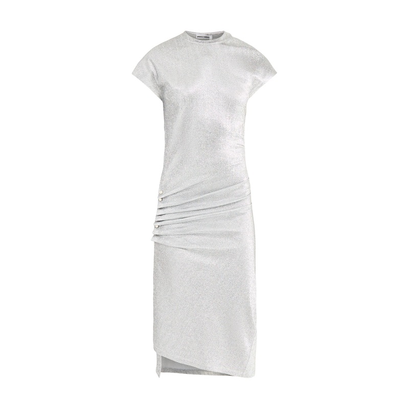 Robe Side Button Short Sleeve Grey