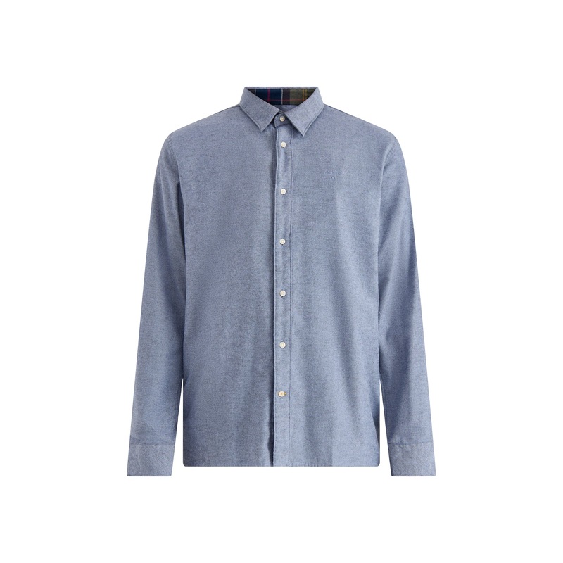 Sealane Cotton Relaxed Shirt Blue