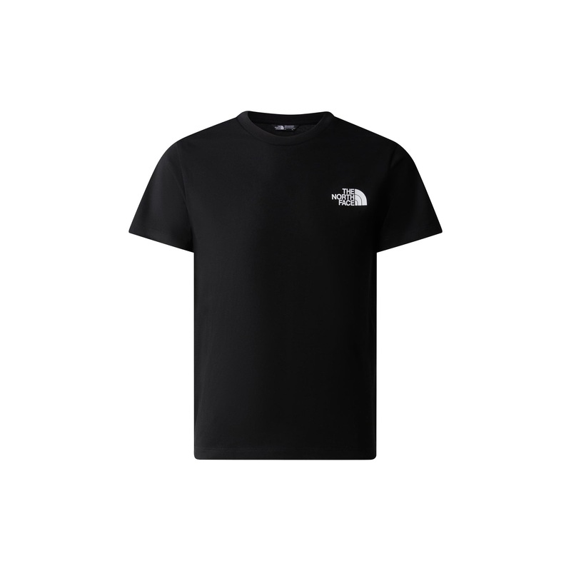 Simple Dome Short Sleeve T-Shirt Cotton Black