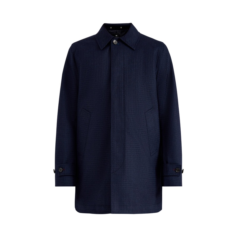 Woolen Coat Dark Navy