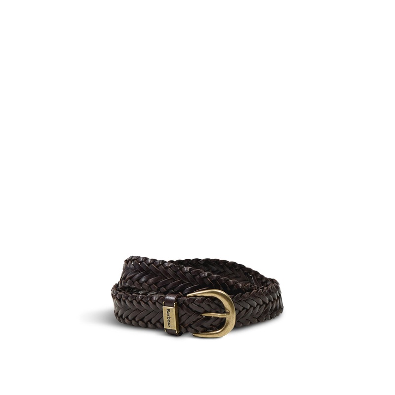 Barbour Redshore Leather Belt Brown