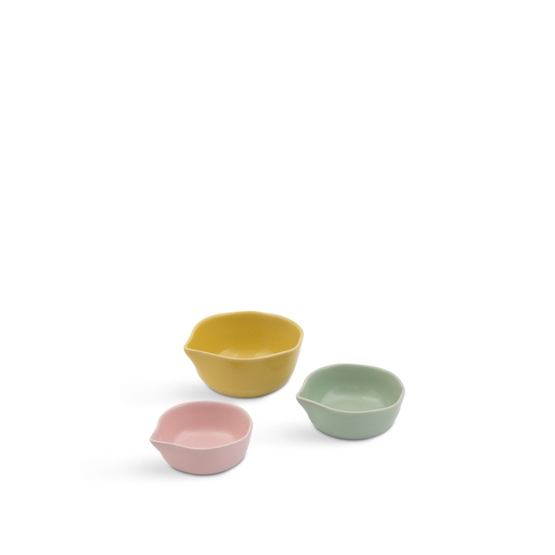 Big Love Pinch-Me Pots Set of 3 cups