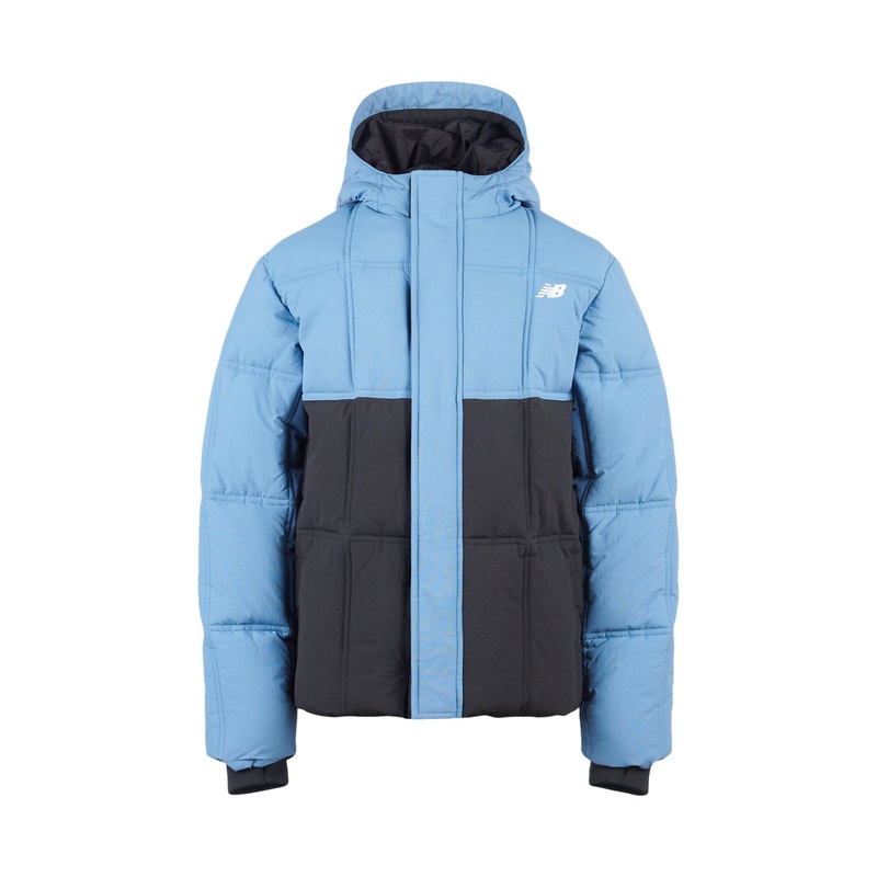 Bond Quilted Panel Puffa Coat Cotton