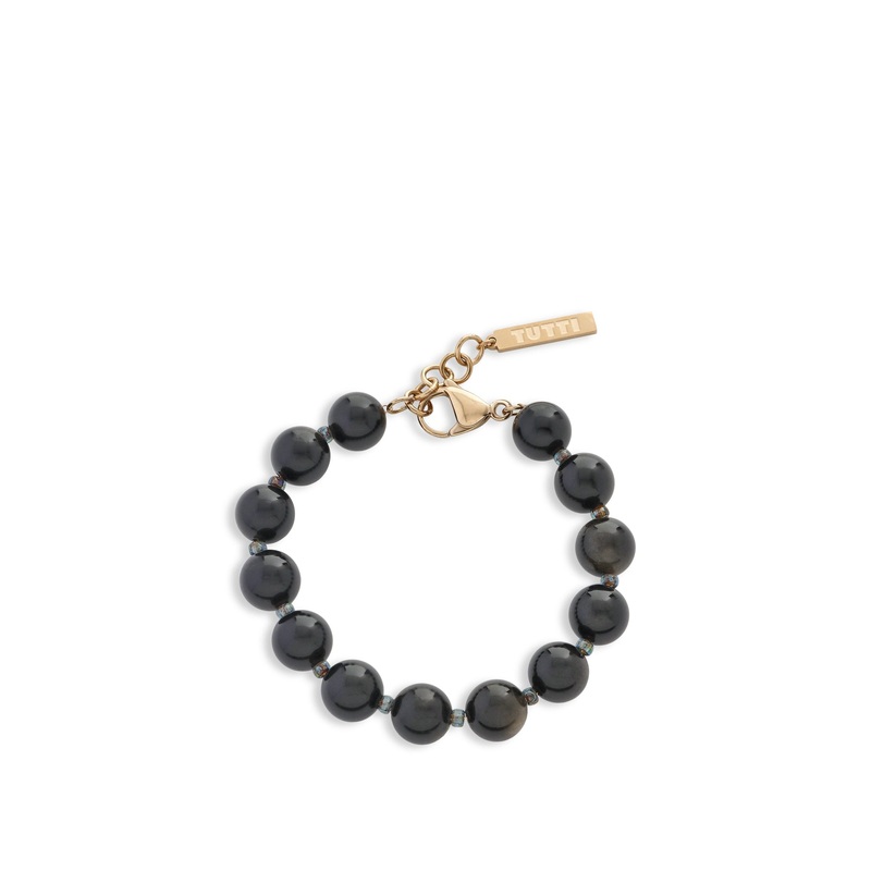 Golden Obsidian Small Beaded Bracelet