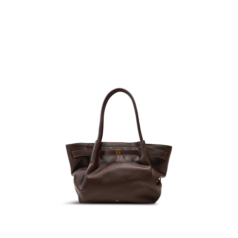 Hana Medium Tote Bag Dark Brown