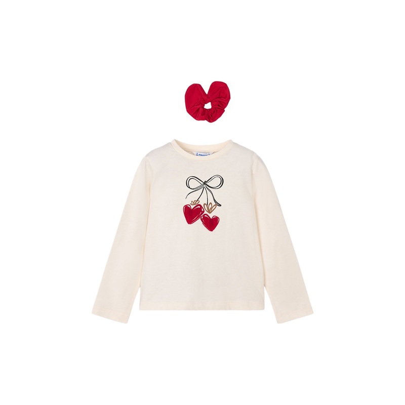 Heart & Bow Long Sleeve T-Shirt