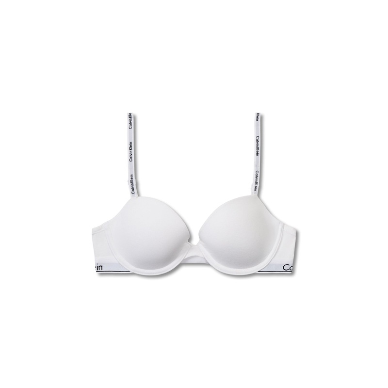 Icon Cotton Lightly Lined Demi Bra White