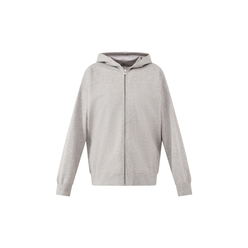 Isoli Teddy Oversized Zip Hoodie Paloma Melange Paloma Melange