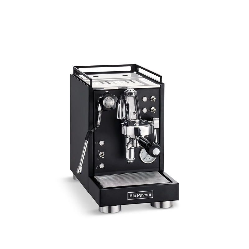 Lpsmcb01Uk La Pavoni Semi Professional Coffee Machine Cellini Mini Matte Black
