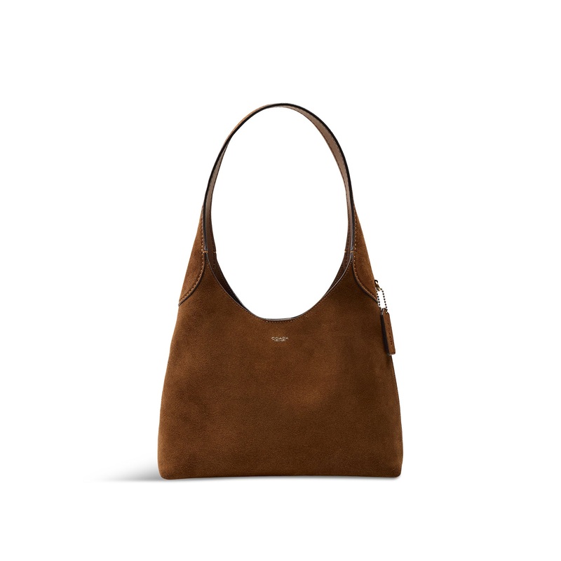 Suede Brooklyn Bag Warm Brown