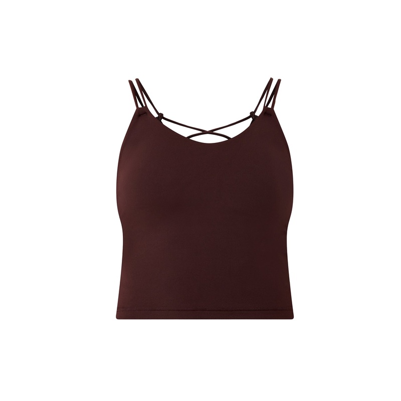 Ultimate Studio Strappy Tank Sable Brown