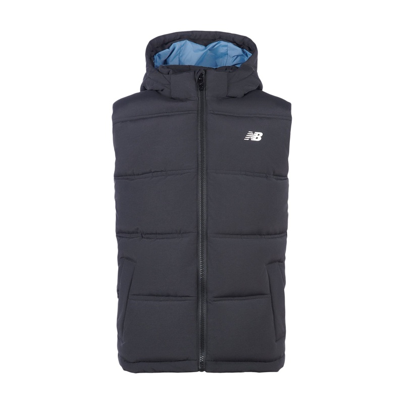 Wide Baffle Hooded Puffa Gilet Cotton