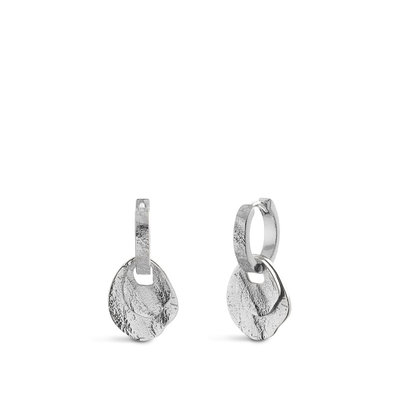 Baia Drop Earrings Silver